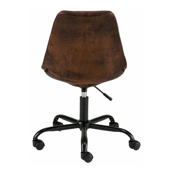 Brūns biroja krēsls uz riteņiem Støraa Dennis-image-2