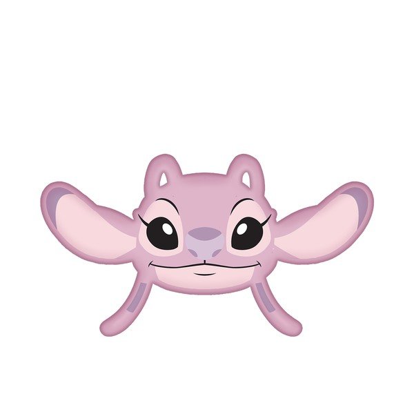 Flīsa bērnu spilvens 41x32 cm Lilo and Stitch "Angel Pink" – Jerry Fabrics-image-3