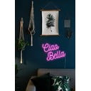 Rozā sienas gaismas dekors Candy Shock Ciao Bella, 40 x 28,5 cm
