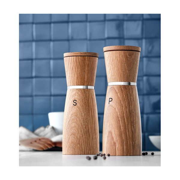 Divu keramikas sāls un piparu dzirnaviņu komplekts WMF Nature-image-4