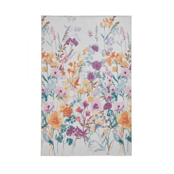 Dzeltens mazgājams celiņa paklājs 61x170 cm Country Floral – Catherine Lansfield