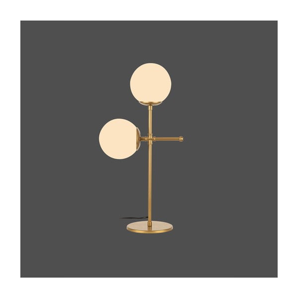 Galda lampa zelta krāsā Squid Lighting Kruva, augstums 55 cm-image-1