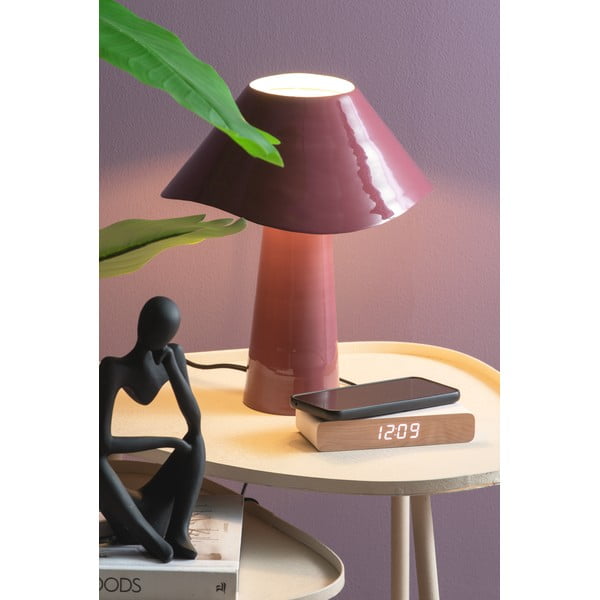 Digitāls modinātājpulkstenis ar bezvadu uzlādi Retro Flat LED – Karlsson-image-1