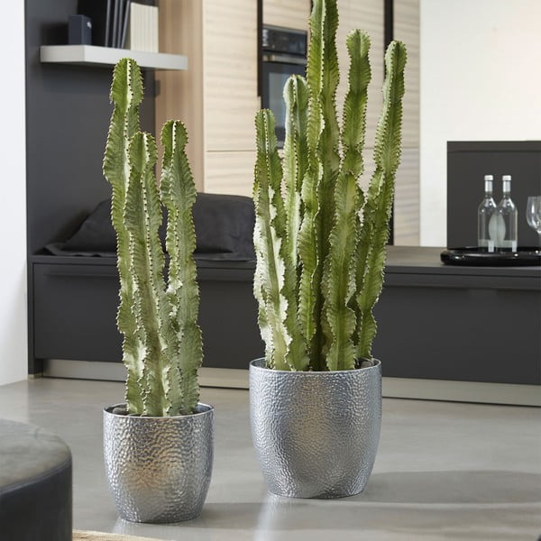 Keramikas puķu pods ø 27 cm Boston Metallic – Big pots-image-1