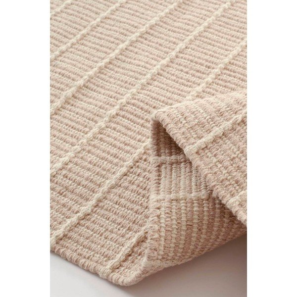 Bēšs ar rokām darināts kokvilnas celiņa paklājs 80x150 cm Irma – Jotex-image-3