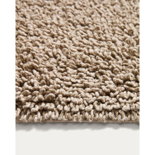 Bēšs tekstila vannas istabas paklājiņš 50x70 cm Aroia – Kave Home-image-2