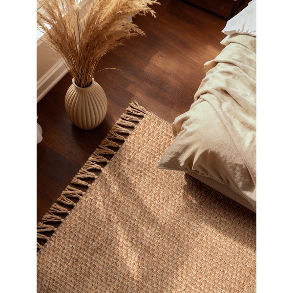 Dabīga toņa divpusējs/ar rokām darināts džutas paklājs 200x300 cm Fjord – Hanse Home-image-2