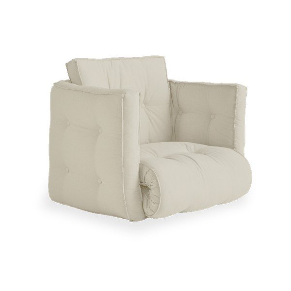 Izlaižams matrača krēsls Karup Design Dice Beige Beige-image-1