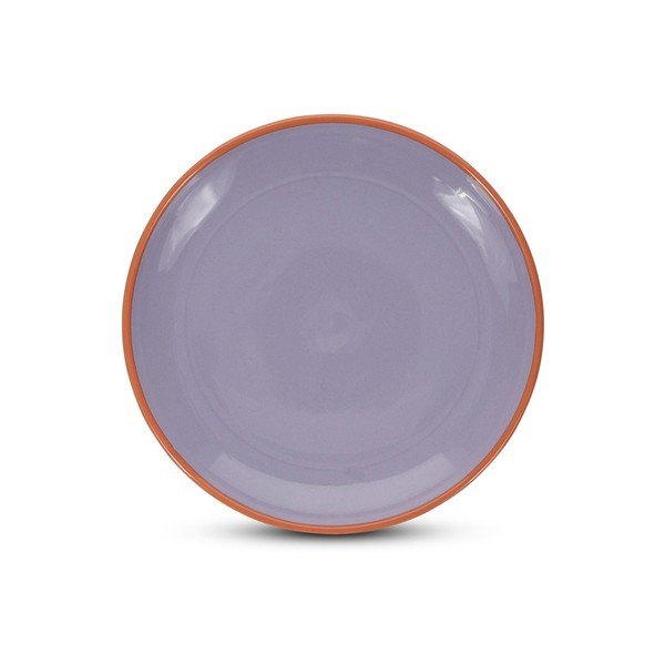 Oranžs/violets deserta akmensmasas šķīvis ø 18 cm Duo – ONA