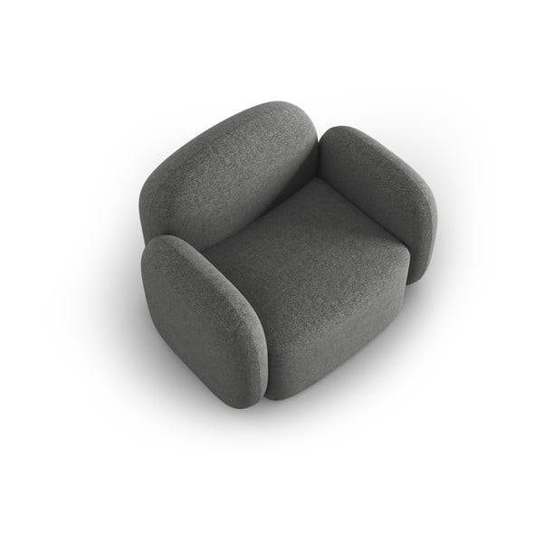 Tumši pelēks atpūtas krēsls Blair – Micadoni Home-image-3