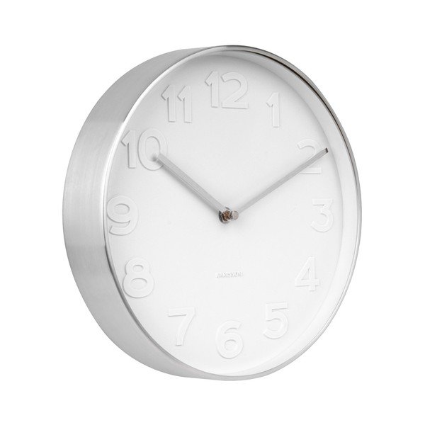 Karlsson Mr. White sienas pulkstenis ar sudraba detaļām, ⌀ 28 cm-image-1