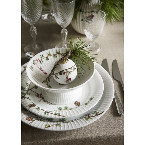 Balta porcelāna bļoda ar Ziemassvētku motīvu ø 16 cm Hammershøi Christmas – Kähler Design-image-3