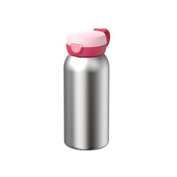 Rozā/sudraba krāsas metāla bērnu termoss 500 ml Campus – Mepal