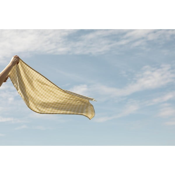 Galdauts Really Nice Things Yellow Vichy, 140 x 200 cm-image-3