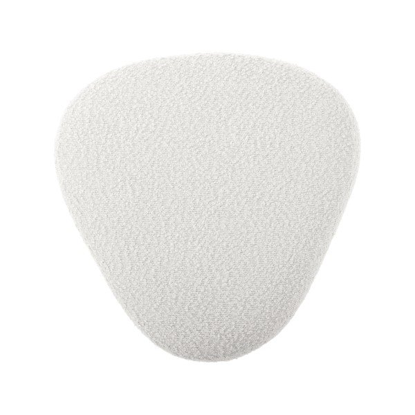 Balts pufs no buklē auduma Ada – Leitmotiv-image-3