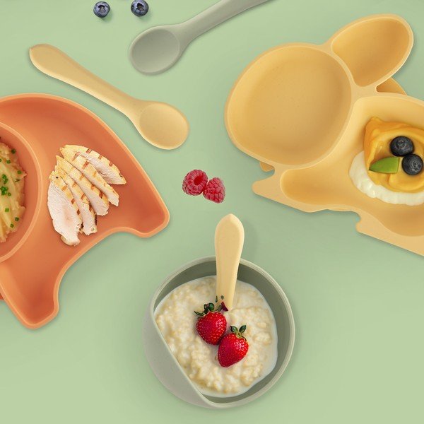 Dzeltena silikona karote bērniem – Orion-image-1