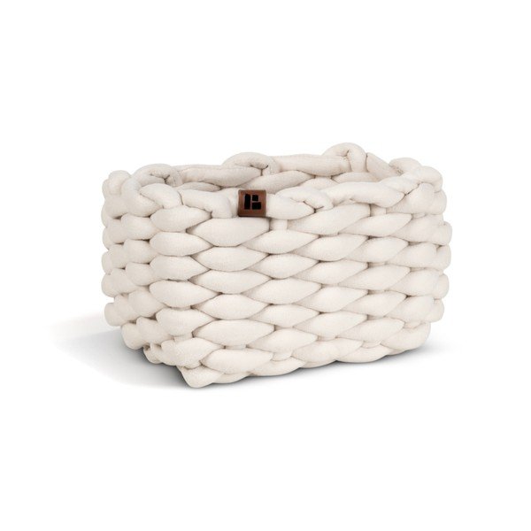 Tekstila uzglabāšanas grozs 20x15x11 cm Peach Skin S – Bigso