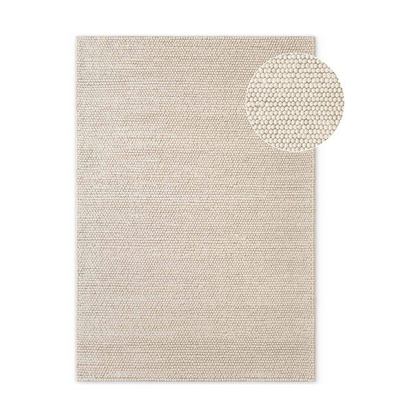 Krēmkrāsas ar rokām darināts vilnas paklājs 200x300 cm Richmond Diana – Ted Baker