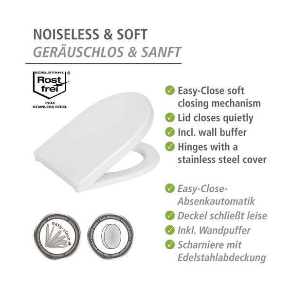 Tualetes poda sēdeklis ar automātisku aizvēršanos Sindia – Wenko-image-4