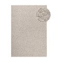 Pelēks/krēmkrāsas mazgājams paklājs 160x230 cm Rocco Dark Cream – Elle Decoration
