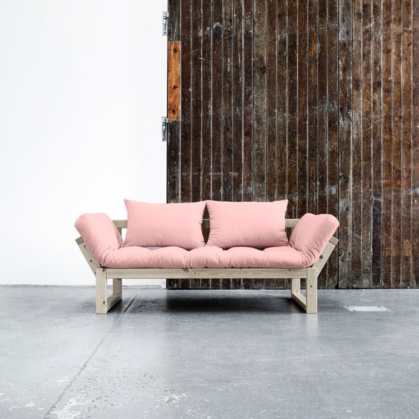 Mainīgs dīvāns Karup Edge Natural/Pink Peonie
