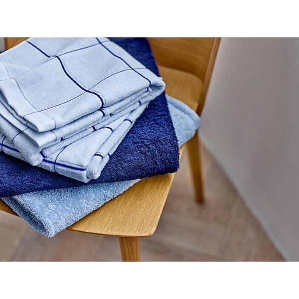 Tumši zils frotē kokvilnas dvielis 30x30 cm Comfort – Södahl-image-2