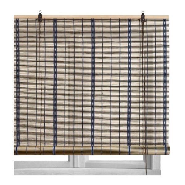 Zila/brūna bambusa rullo žalūzija 120x180 cm Natural Life – Casa Selección