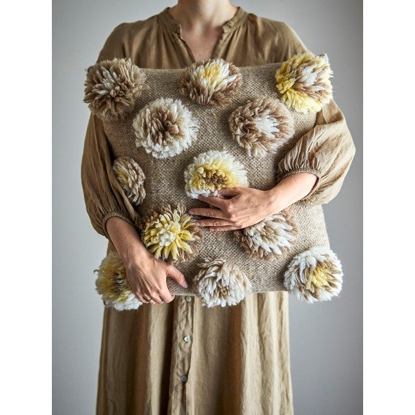 Dekoratīvais spilvens no vilnas maisījuma 50x50 cm Somma – Bloomingville-image-2