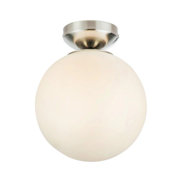 Balta/sudraba krāsas griestu lampa ar stikla abažūru Stintino – Markslöjd