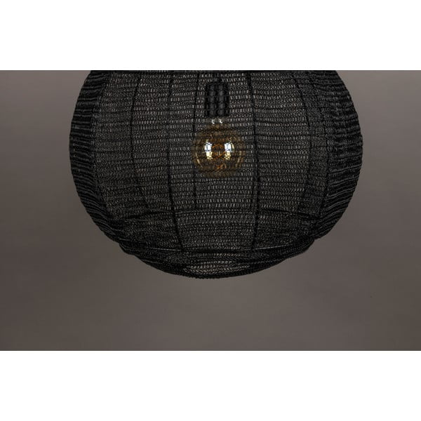 Melna piekaramā lampa ø 50 cm Meezan – Dutchbone-image-3