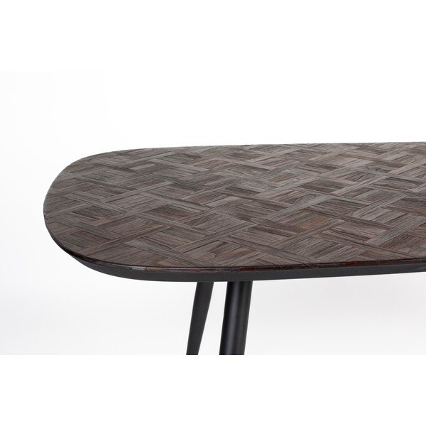 Tīkkoka masīvkoka ēdamgalds 90x180 cm Webster – White Label-image-3