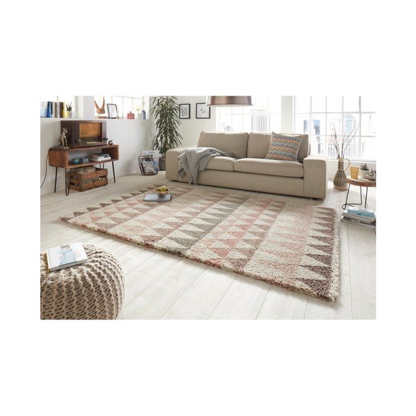 Krēmkrāsas un rozā paklājs Mint Rugs Allure Rose, 200 x 290 cm-image-2