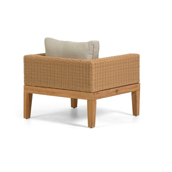 Dārza krēsls ar bēšiem spilveniem Kave Home Acae-image-2