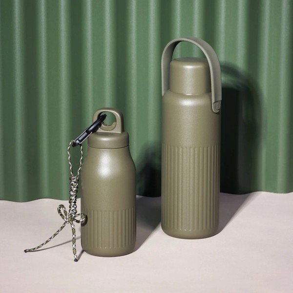 Zaļa nerūsējošā tērauda termopudele 500 ml Truls – Sagaform-image-2