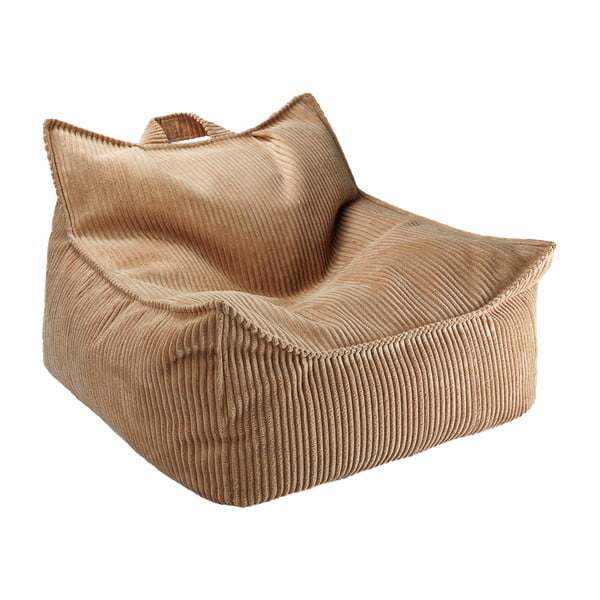 Brūns velveta bērnu sēžammaiss Chair – Wigiwama