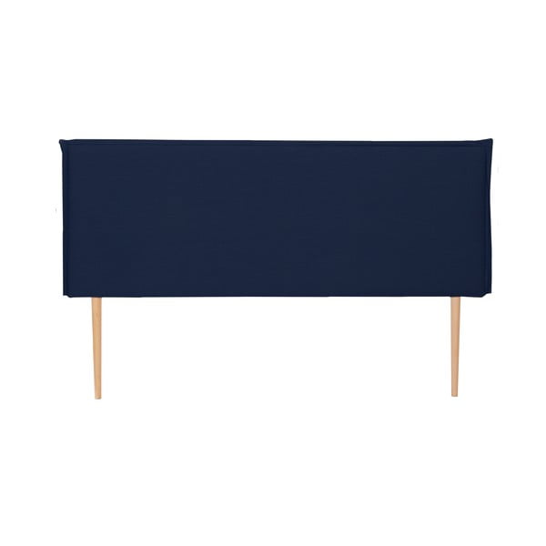 Tumši zils polsterēts gultas galvgalis 145x100 cm Edmond – Really Nice Things
