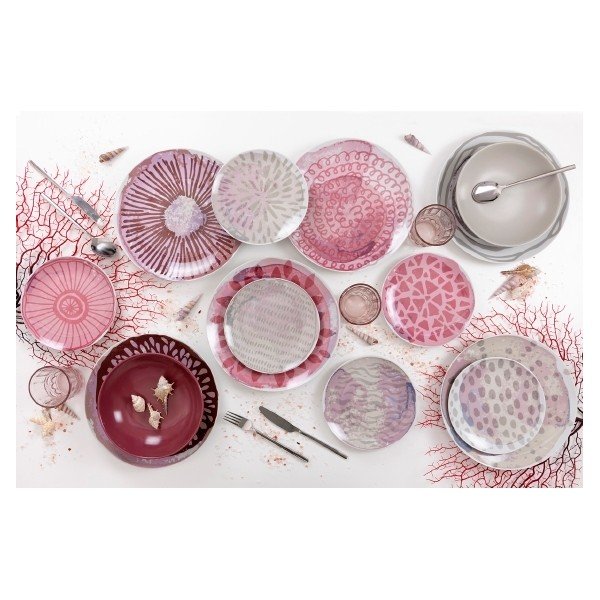 18 daļīgs porcelāna un keramikas šķīvju komplekts VDE Tivoli 1996 Aurora-image-1