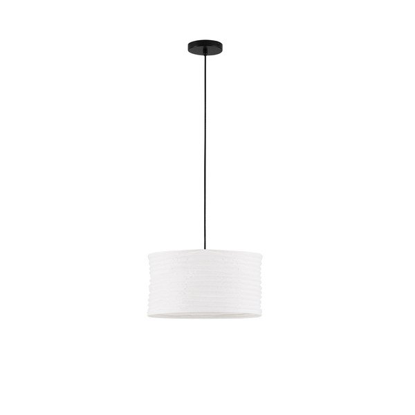 Balta lina piekaramā lampa ø 38 cm Linnet – Nova Luce