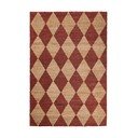 Terakotas oranžs ar rokām darināts celiņa paklājs no džutas maisījuma 60x230 cm Effie Diamond – Flair Rugs