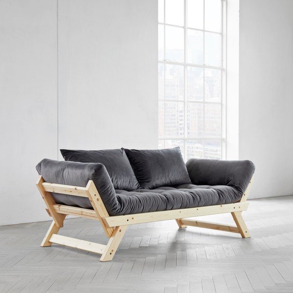 Maināms dīvāns Karup Bebop Natural/Velvet Gray-image-4