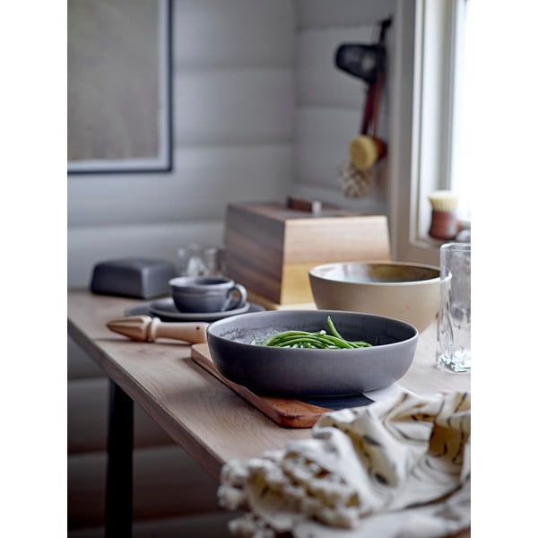 Pelēks keramikas sviesta trauks Bloomingville Raben-image-1