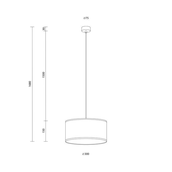 Dzeltena griestu lampa Sotto Luce Doce M, ⌀ 30 cm-image-2
