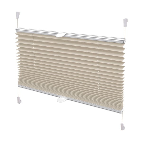 Bēša žalūzija 80x150 cm Plisé Verona – Gardinia-image-1