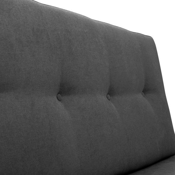 Antracīta pelēks polsterēts sols Max Winzer Vito-image-1