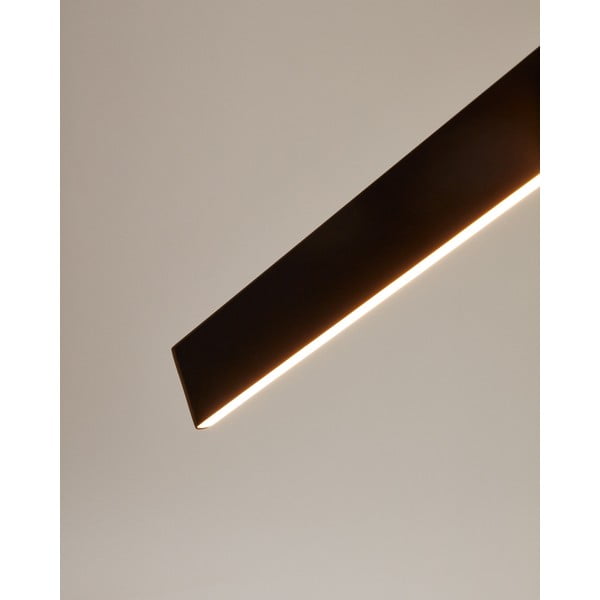 Matēti melna LED griestu lampa 5.5x101 cm Boadella – Kave Home-image-3