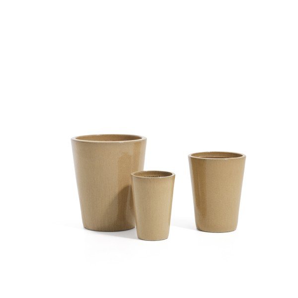Keramikas puķu podi (3 gab.) ø 47 cm Rotja – Kave Home