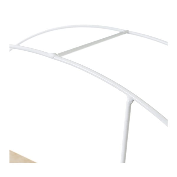 Balts/dabīga toņa daudzlīmeņu paulonijas masīvkoka sienas plaukts – Casa Selección-image-1