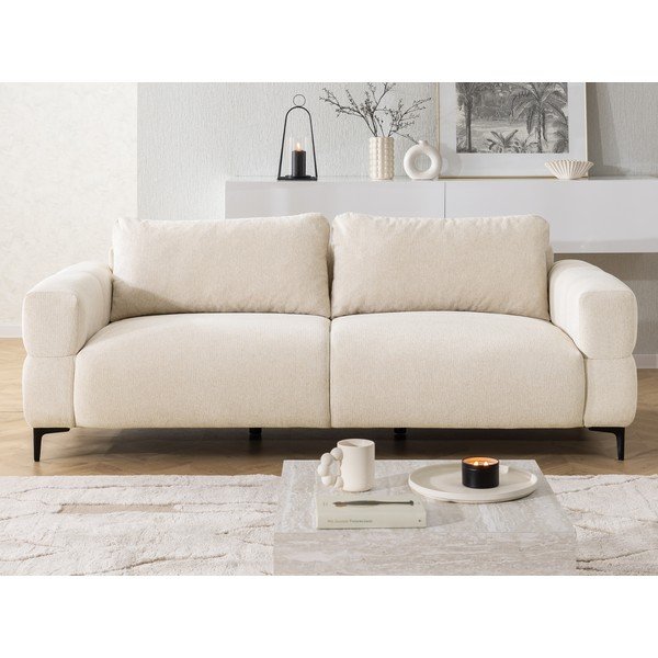 Krēmkrāsas dīvāns 217 cm Helio – Ropez-image-3