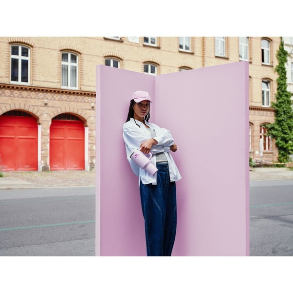 Rozā nerūsējošā tērauda termoss ar salmiņu 1,18 l Quencher H2.0 FlowState Tumbler Cherry Blossom – Stanley-image-2