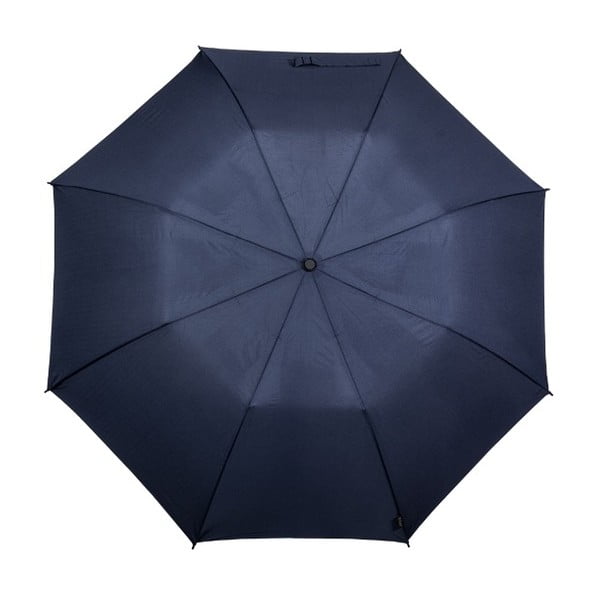 Zils salokāms vējdrošs lietussargs Ambiance Minimalistic, ⌀ 123 cm
